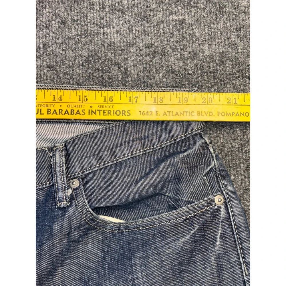 Levi's 514 Jeans Mens 40x30 Blue Denim 5-Pockets Design Red Tab Straight Leg